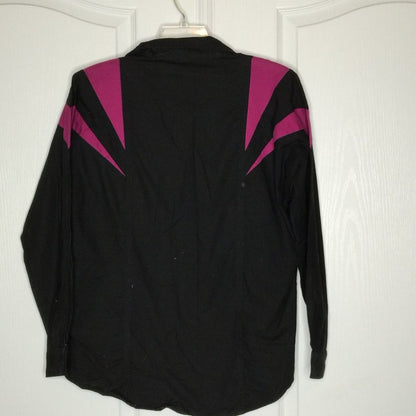 Southwest Canyon Cowboy Rodeo Button Down Dress Shirt Long Sleeve LARGE