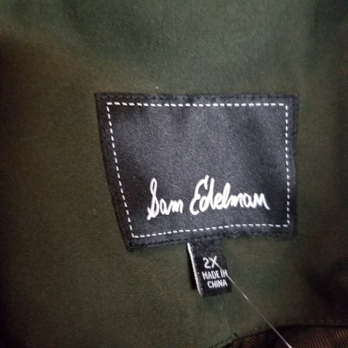 NEW Sam Edelman Faux Fur Trim Down Parka Coat Size 2 XL