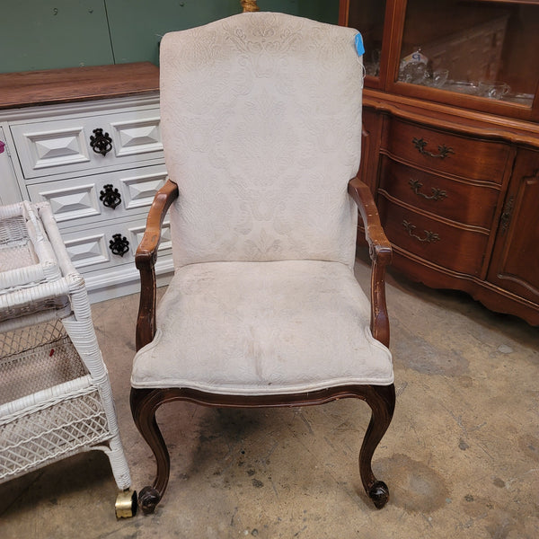 Secondhand Sandies  single occasional chair needs re-upholstered
