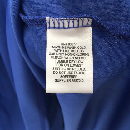 Clairborne Blue Easy Care Quick Dri 4 XLT polo golf short sleeved shirt