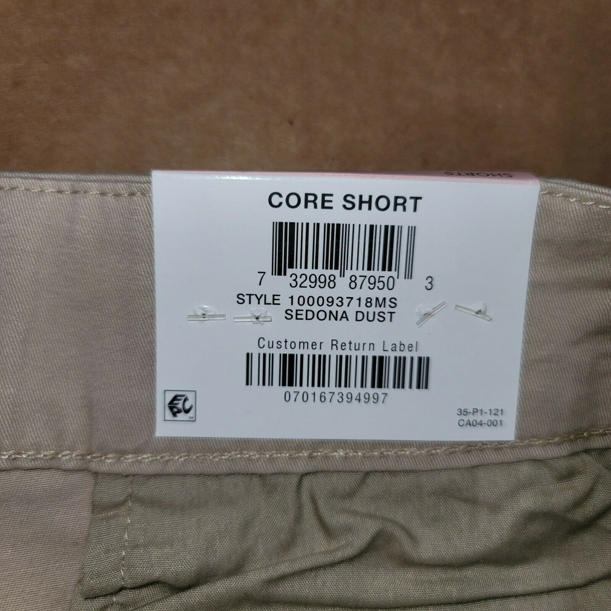 Charter Club Core Casual Shorts Belt Loops Pockets Sedona Dust Cotton Size 10