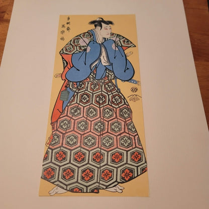 Sharaku The Actor Morita Kanya, Yura Hyogonosuke 18 Shueisha wood print Japanese