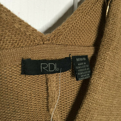 RDI Modern Designer Knit Poncho Pullover Long Sleeves V-Neck Medium NWT
