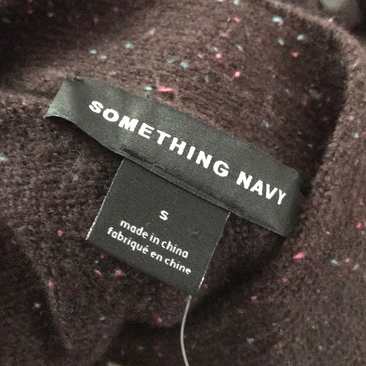 Something Navy NEW Cozy V-Neck Cardigan Size Small