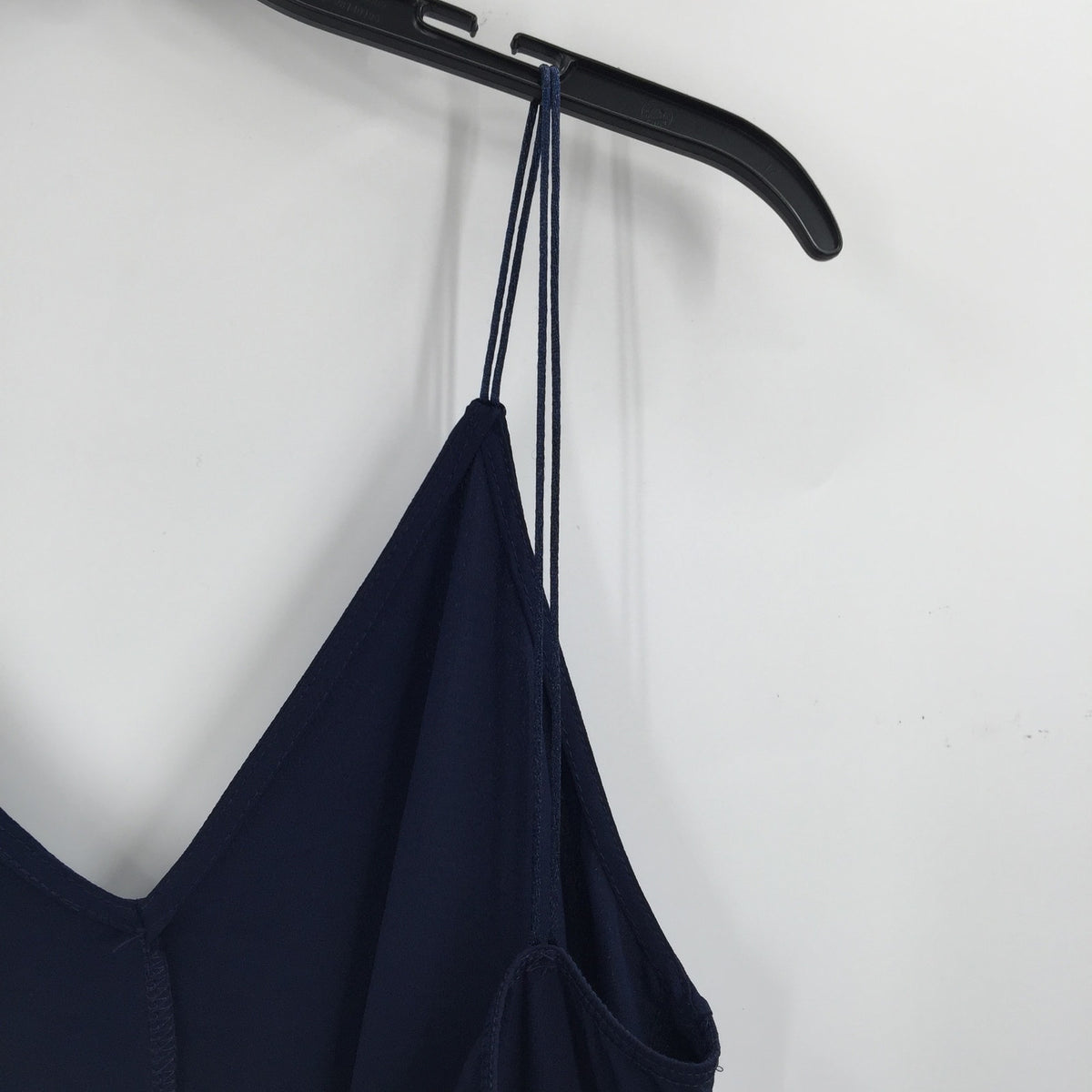Abound Sleeveless Spaghetti Strap V-Neck Tie Waist Jumpsuit Navy Size Small
