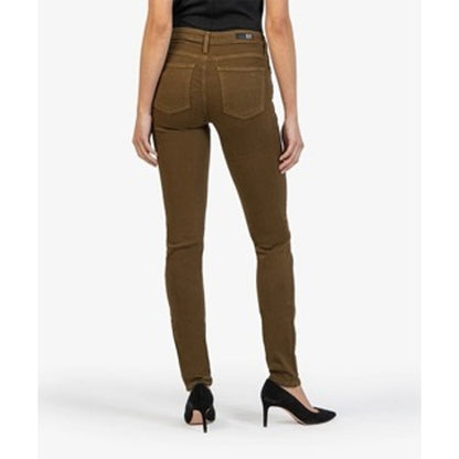 KUT NWT Diana Relaxed Fit Skinny Jeans In Swamp Size 6