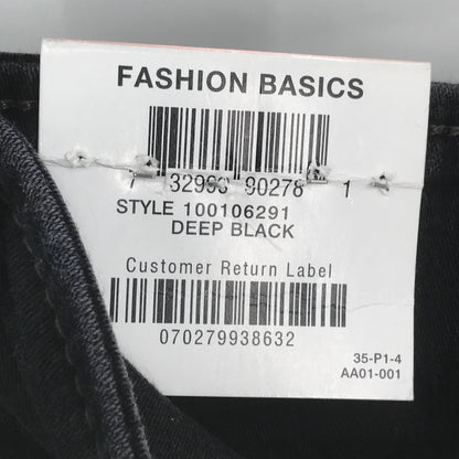 INC International Concepts Skinny Leg Stretch Jeggings Jeans Black 8