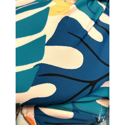 SUNDAZED NWT Tropicali Printed Ruffled Underwire Tankini Top 34DD