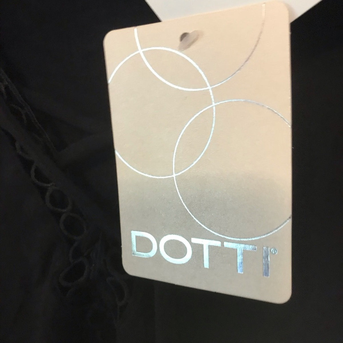 Dotti Poncho Cover-Up Swimwear Black Size Small