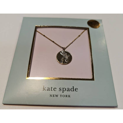 Kate Spade New York in the Stars Golden Tone Chain Capricorn Charm Goat Symbol