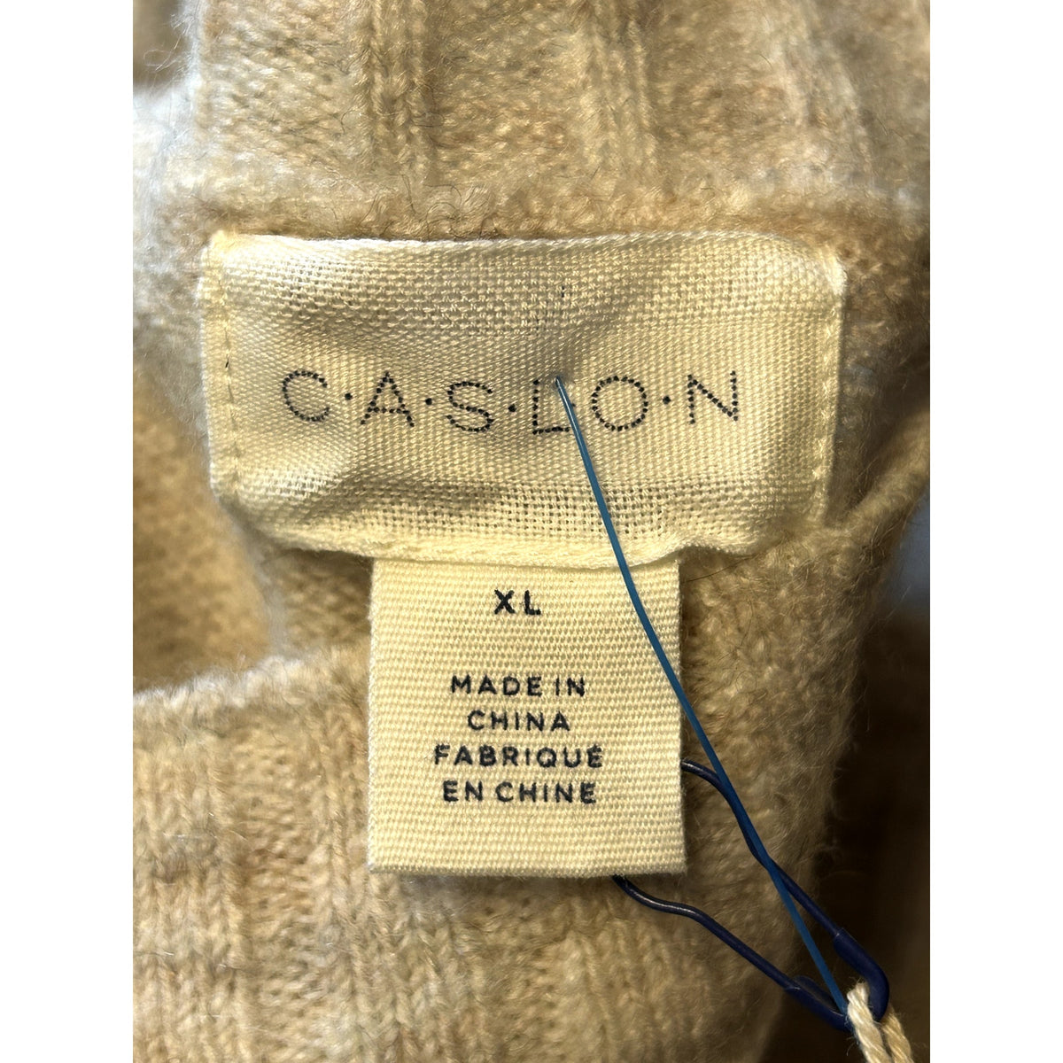 Caslon NWT Oatmeal Side Snap Tunic Sweater Size XL
