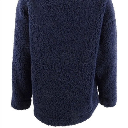 Jenni Women’s Faux Sherpa Cozy Starry Pullover Size Small
