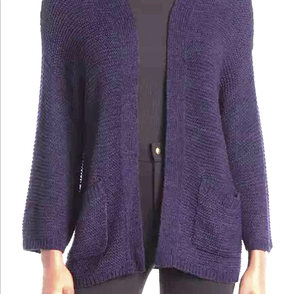 CENY NWT Navy Knitted Open Cardigan Medium