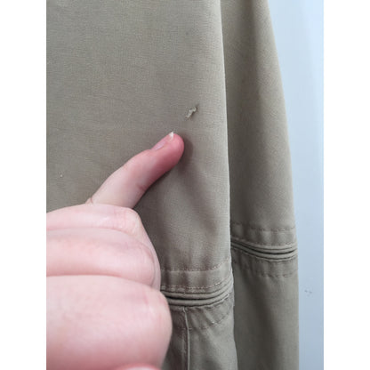 Barry Dolan 1970s Grandpa Old man Vintage Tan Full Zipper Golf Jacket Pockets