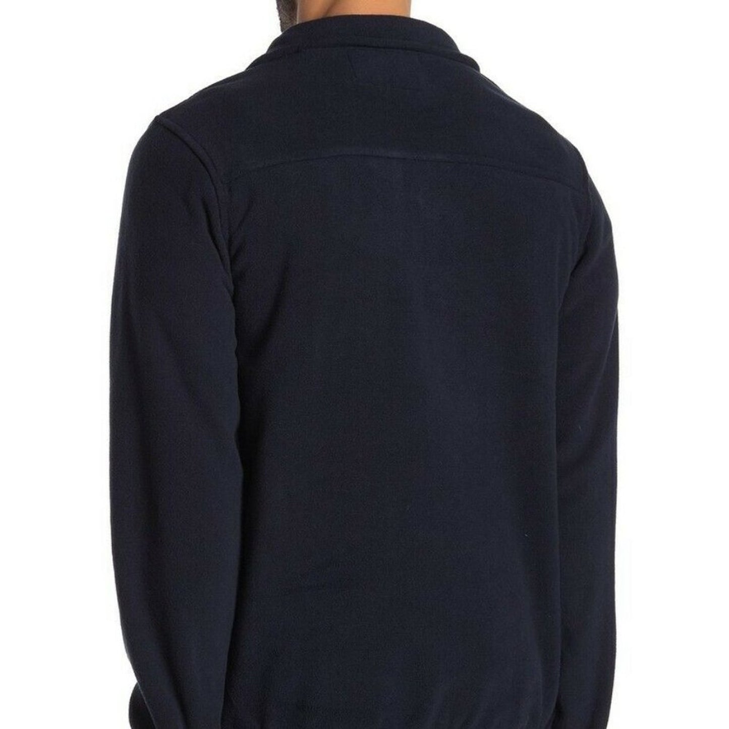 Nwt Vintage 1946 Mood Indigo Blue Partial Zip Fleece Knit Sweater Large