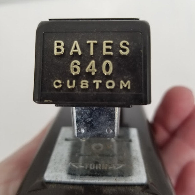 Bates 640 Custom Vintage MID Century Modern Stapler Retro Desk Accessory Office