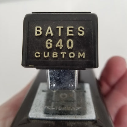 Bates 640 Custom Vintage MID Century Modern Stapler Retro Desk Accessory Office
