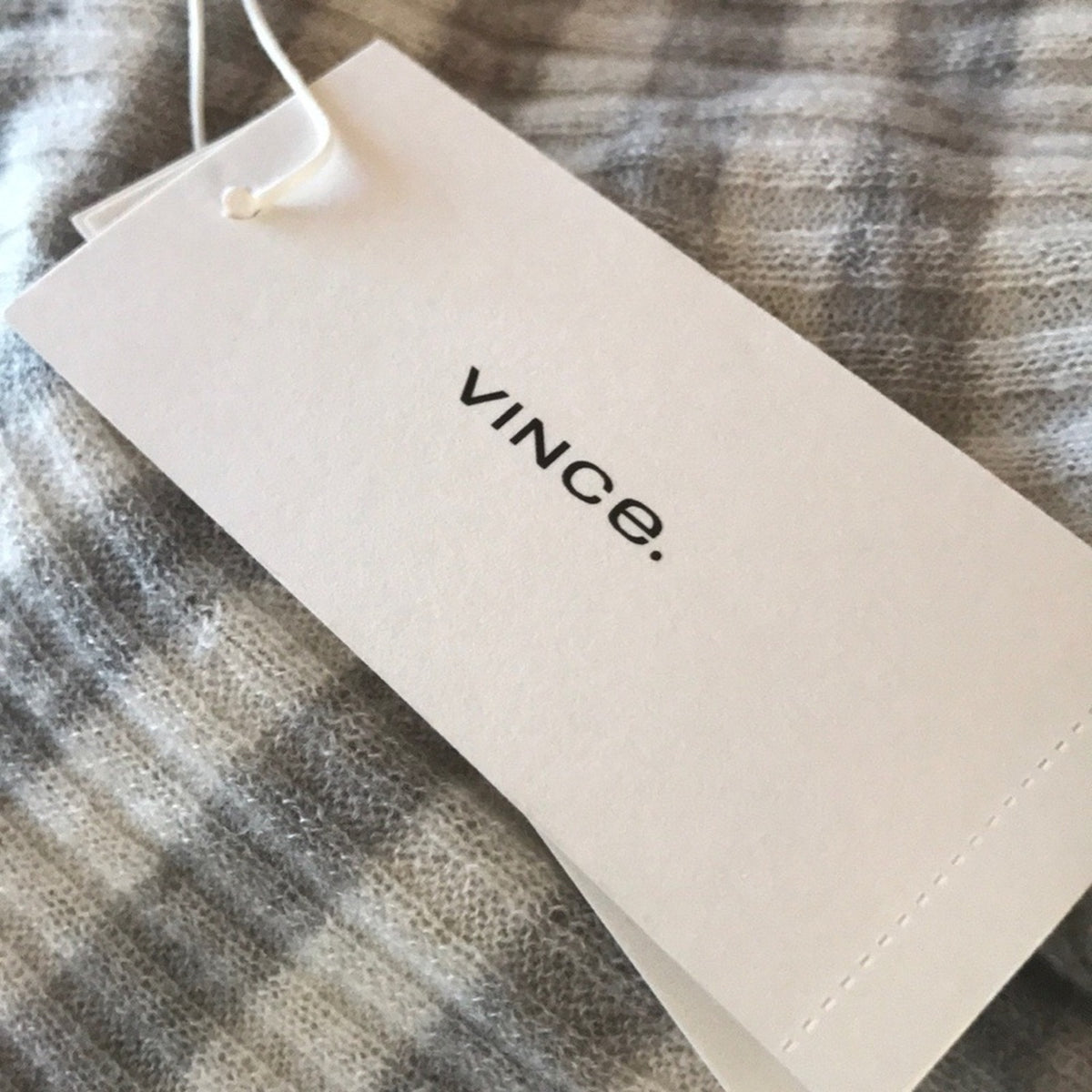 Vince. NWT Striped Short Sleeve Cashmere Blend Knit Top Size XS