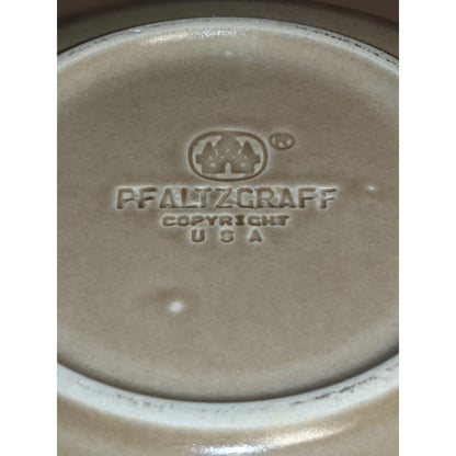 Pfaltzgraff Saucer for Tea Cup Replacement 6" Plate Tan Blue Edge LOT of 6