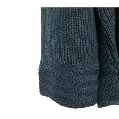 Style&co. Boxy Rib Knit Pullover Crew Sweater Top Size Large Dark Teal Blue NWT