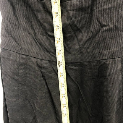 black dress asymetrical Chiffon drape in the back DAMAGED NEEDS REPAIRS