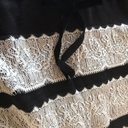 Kate Spade New York NWT Black Lace Jacquard Sweater Dress Size XS