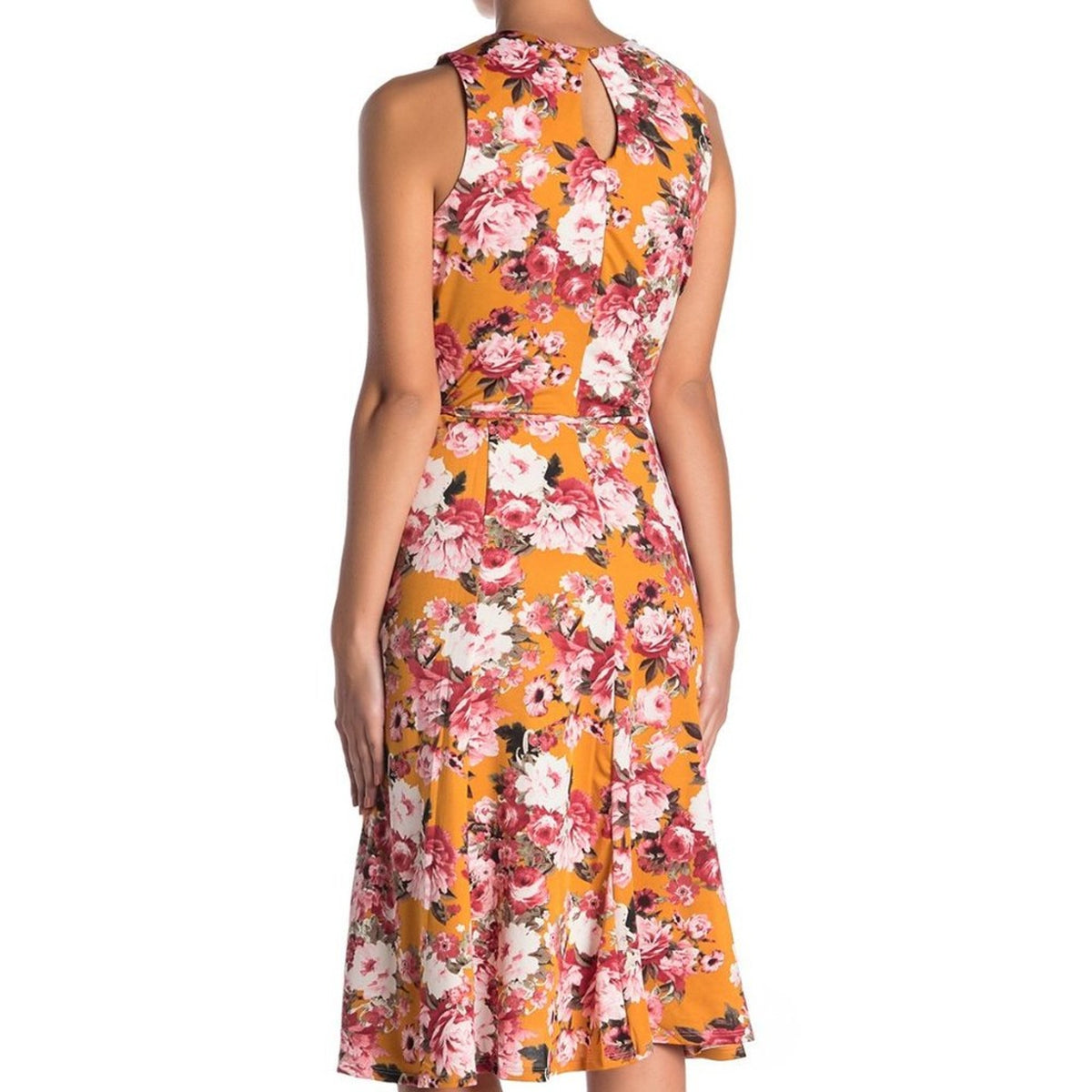Superfoxx Fit & Flare Dress Sleeveless Floral Size Small