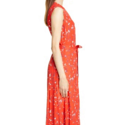 Judith & Charles NEW Salerno Floral Midi Dress Size 6 sleeveless flowers summer