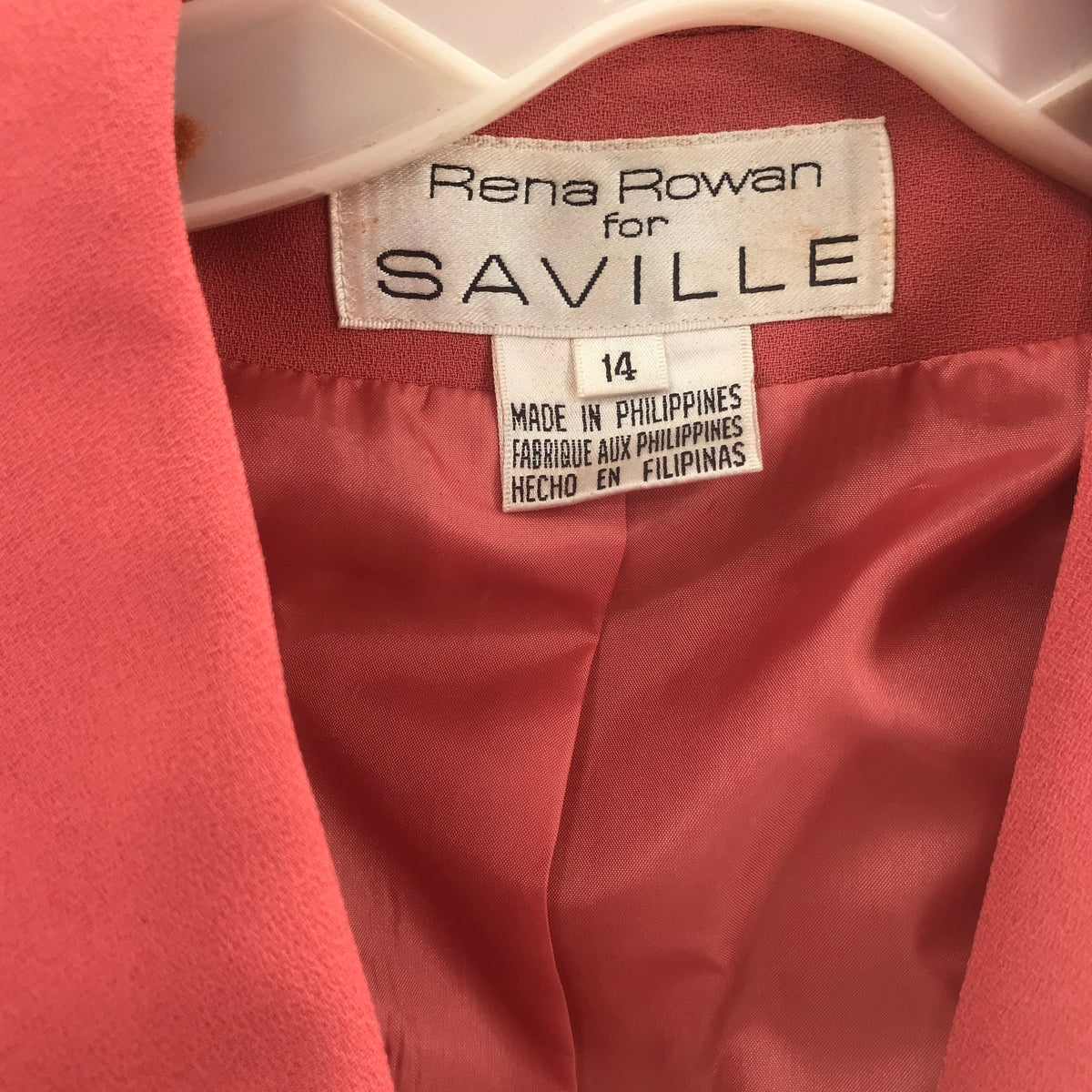 Rena Rowan For Saville Women's 2 Pieces Suit Blazer Jacket & Skirt Size 14 NWT