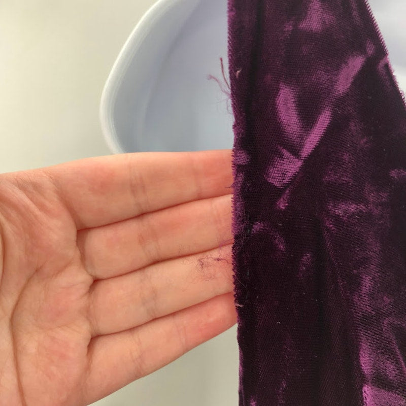 Alfred Angelo Vintage Sleeveless Purple Large/Medium velvet dress Fit Flare Zip