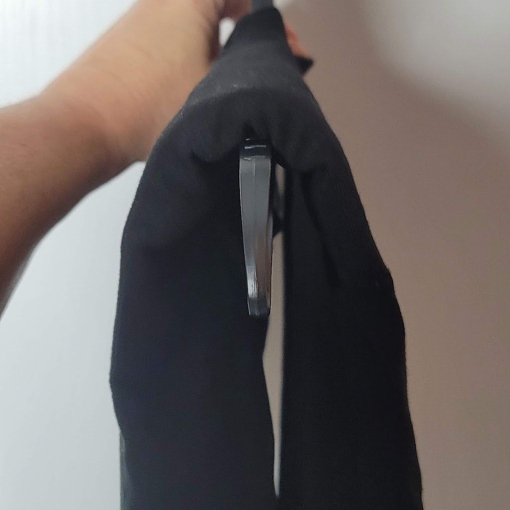 By. DYLN Ryan Cropped Tank XK Black New Size XS Slit Side Padded Shoulder