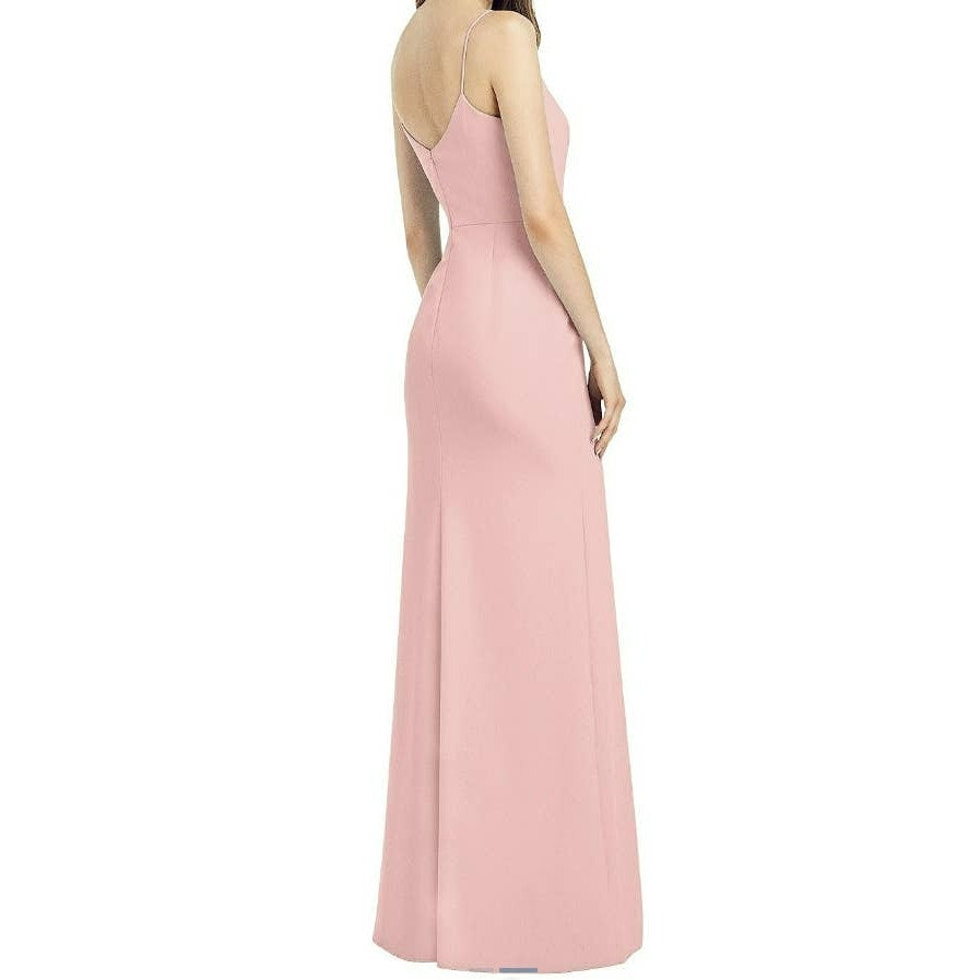 After Six Spaghetti Strap Trumpet Skirt Formal Dress Size 4 Porcelain Pink NWT