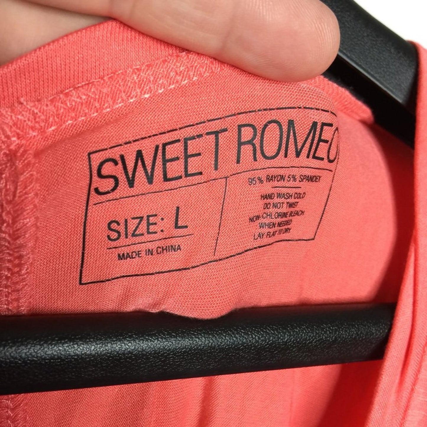 NWT Sweet Romeo Nordstrom T-Shirt Top Short Sleeve Size Large
