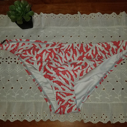 MICHAEL Michael Kors Ring Detail Bikini Bottom Size Large swimsuit swim bathing