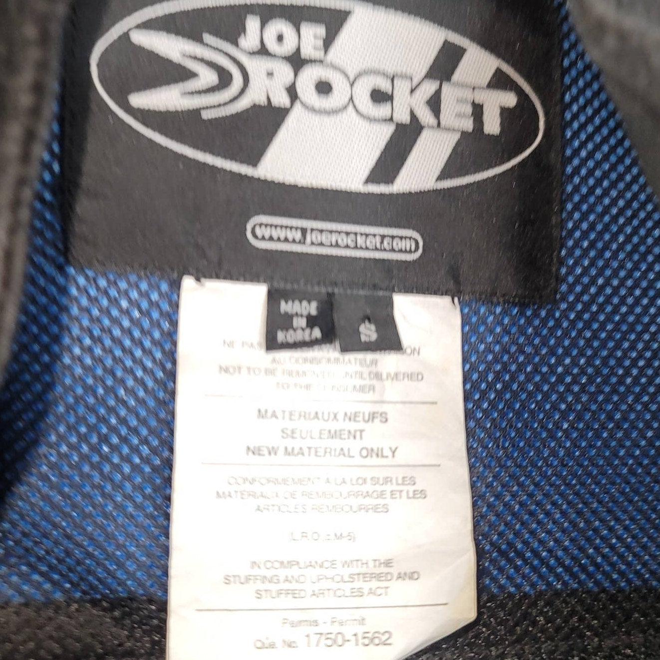 Joe Rocket SMALL black Protective leather motojacket coat Motorcycle safety road