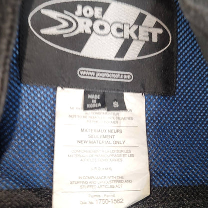 Joe Rocket SMALL black Protective leather motojacket coat Motorcycle safety road