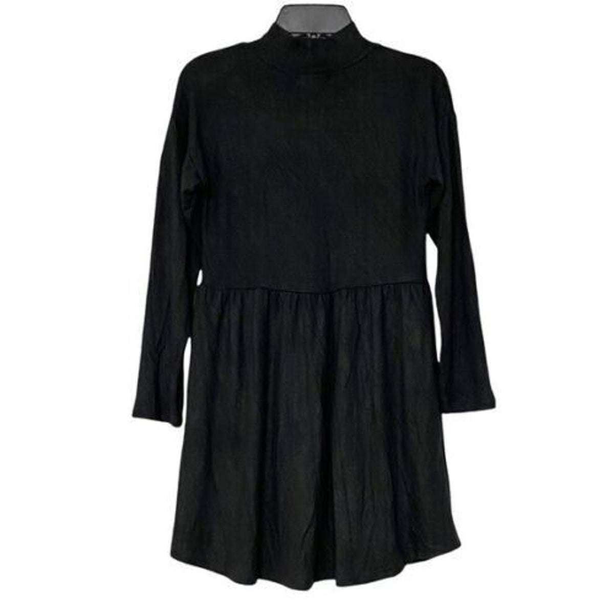 Ten Sixty Sherman Girls Long Sleeve Mock Neck Dress Size Large Dark Grey NWT