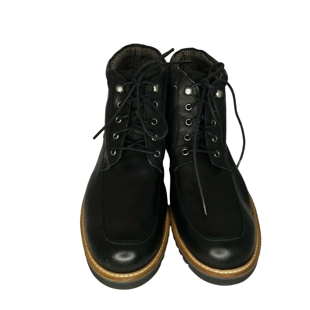 Rockport Marshall Rugged Moc Toe Black Ankle Boots CH2442 Mens Size 12 Wide NEW