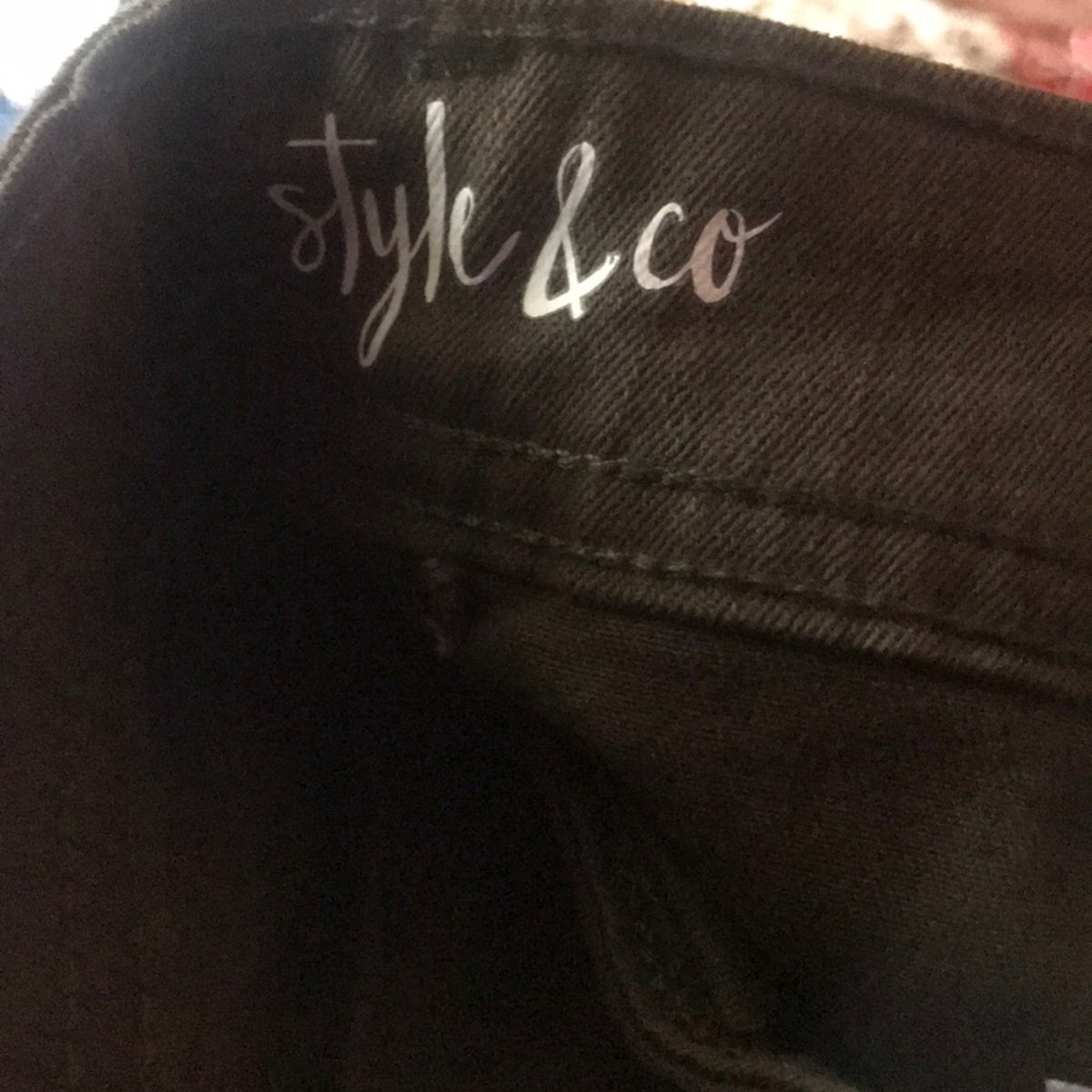 Style & Co High Rise Tummy Control Slim Leg Jeans