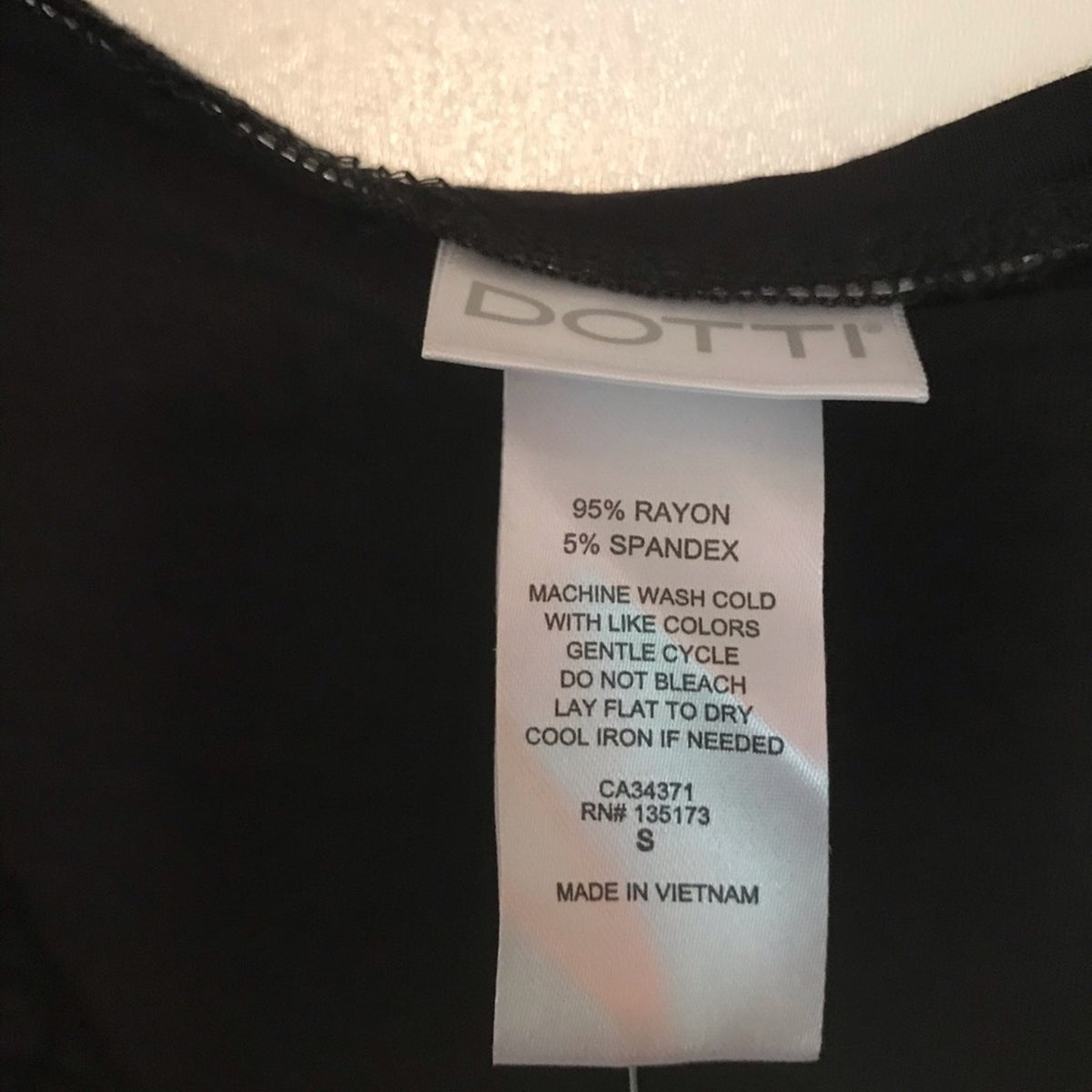 Dotti Poncho Cover-Up Swimwear Black Size Small
