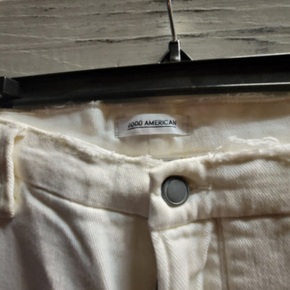 Good American white destroyed jeans size 16 NEW distressed