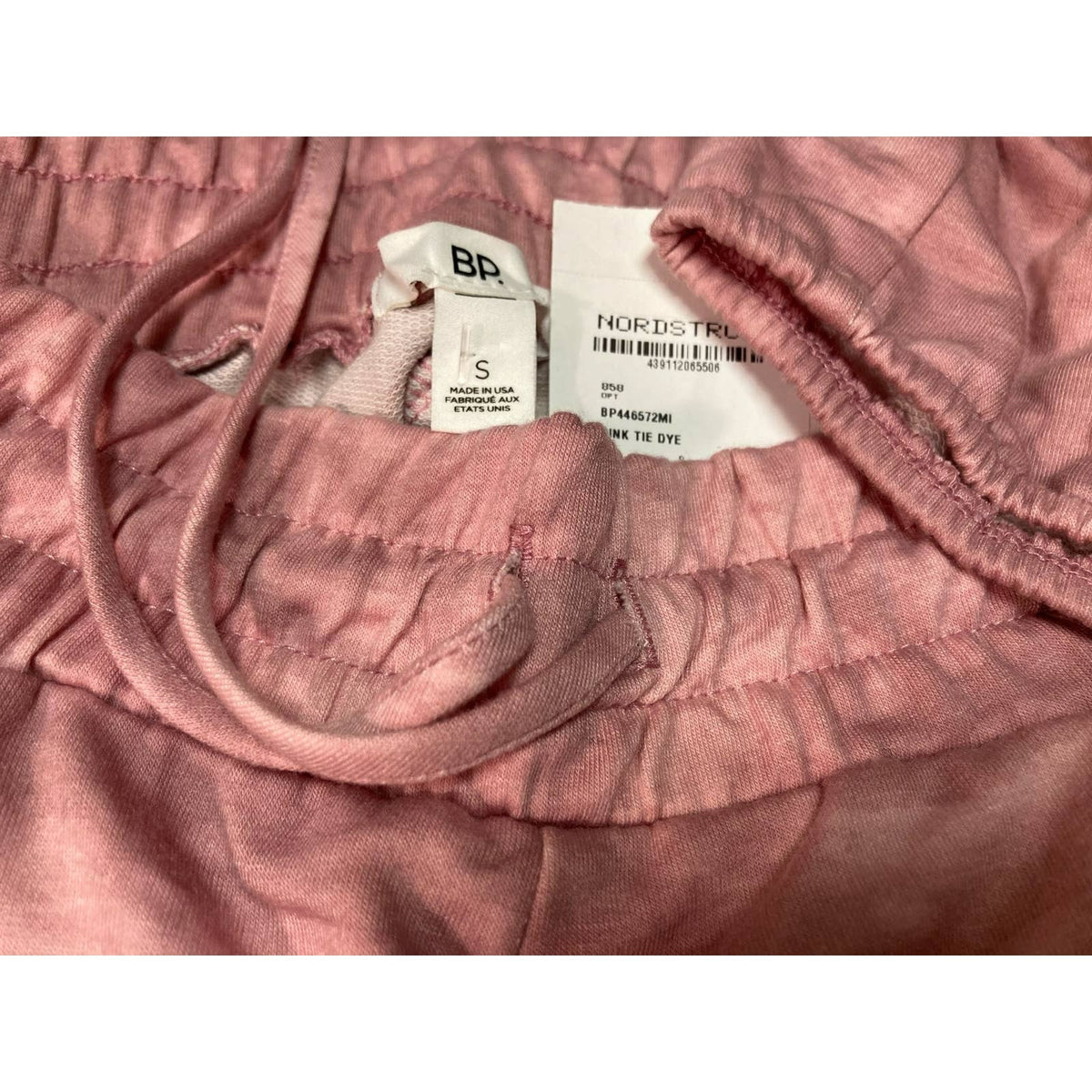 BP. Women Jogging Pants Small Pink Tie Dye NEW Elastic Drawstring Waist Pockets