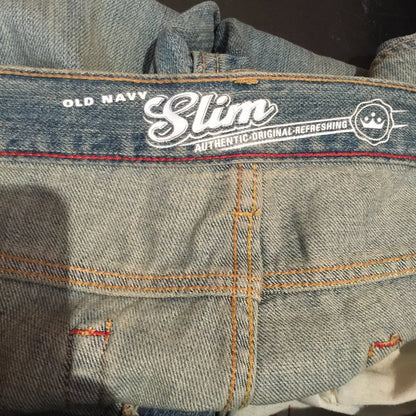 Old Navy Slim Authentic Original Refreshing 34 Waist Inseam 34 Blue Jeans Boot