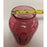 Vintage Cranberry Pink Vase Depression Glass Centerpiece Home Decor Ribbed