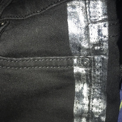 Joe’s Jeans The Charlie Skinny Cobra Black Pants 23