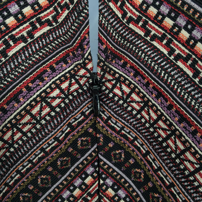 BCBGeneration Jacquard Sheath Fit & Flare Dress Sleeveless Halter 12 NWT