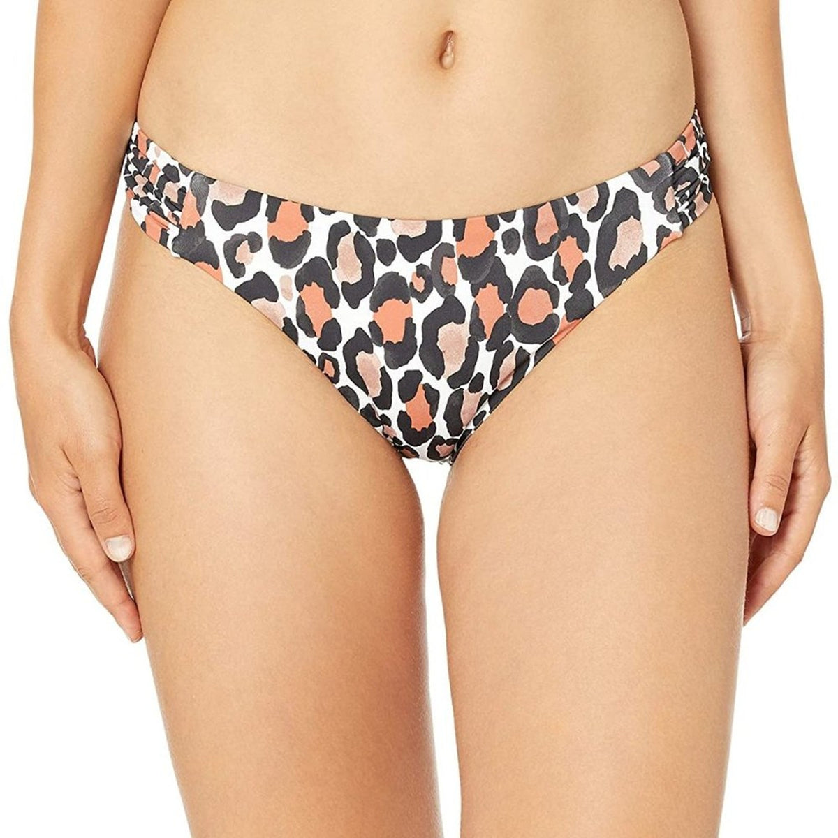 Bar III Swimwear Shirred Side Hipster Pant Bikini Size XSmall