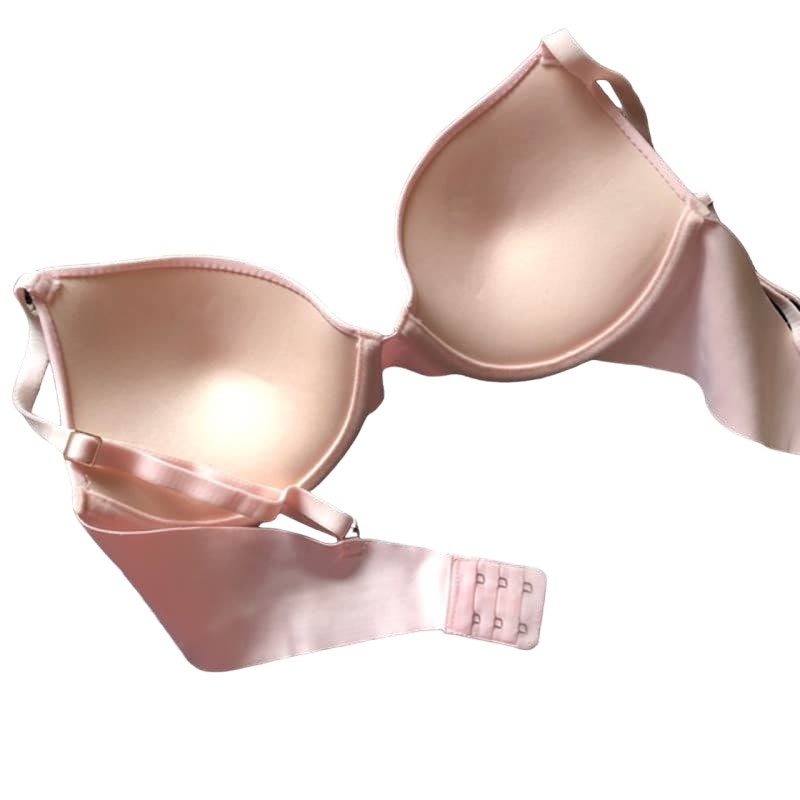 Tahari Women's Laser Cut Smoothing Contour Underwire Bra 38C Pink NWT Plunge