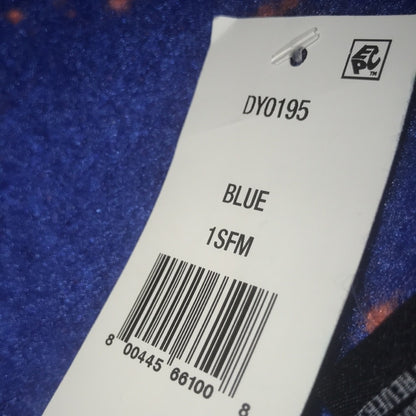 DKNY NEW Blue Orange Speckled Long Fringe Scarf OVERSIZED Wrap GATOR