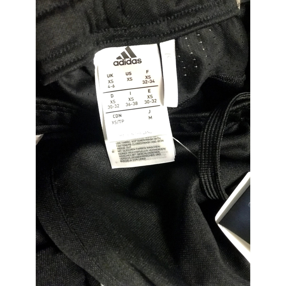 Adidas NWT Tiro Tapered Athletic Black Sweat Pants Size XSmall